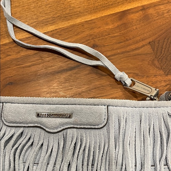 Rebecca Minkoff Finn Crossbody Bag in Pale Blue - Picture 3 of 8